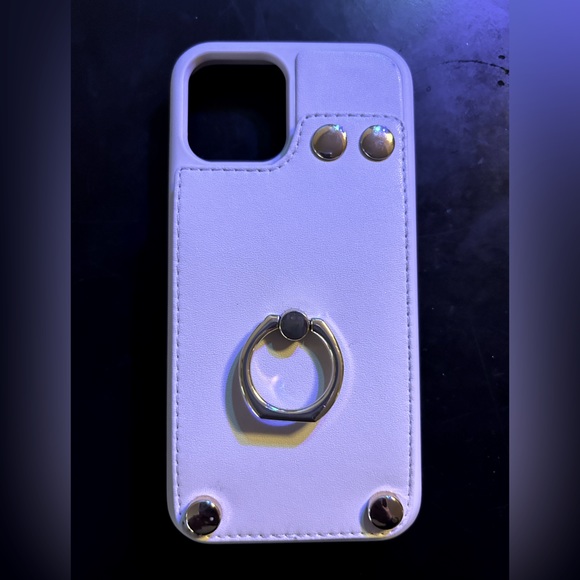 Selling iPhone case 12 pink with card wallet - Picture 1 of 3